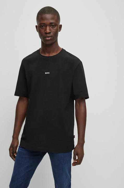 Actual product image BOSS Orange Short Sleeve TChup T-Shirt Relaxed Fit Black (M)