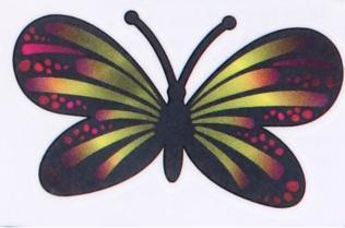 Produktbild Totum Metallische Tattoos - Schmetterlinge