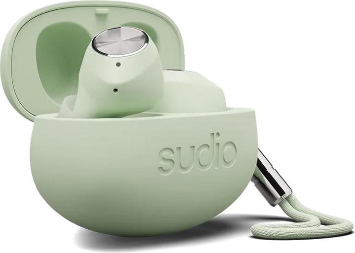 Actual product image Sudio T2 Headset Wired In-ear Calls/Music USB Type-C Bluetooth Green (ANC, 7.50 h, Cable)