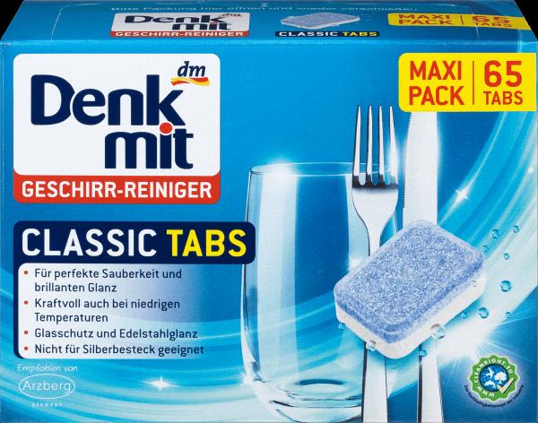 dm Denkmit Spülmaschinen-Tabs Classic (Tabs, 65 Waschgänge)