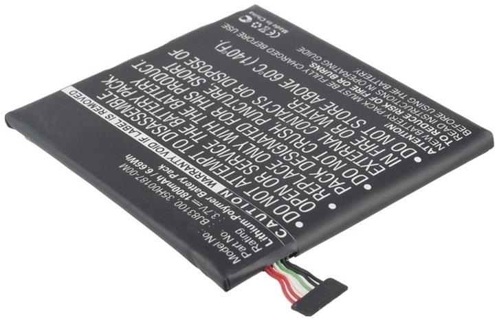 Image du produit AGI 95291 - Batterie - noir - Lithium polymère (LiPo) - 1800 mAh - 3,7 V - 61 mm
