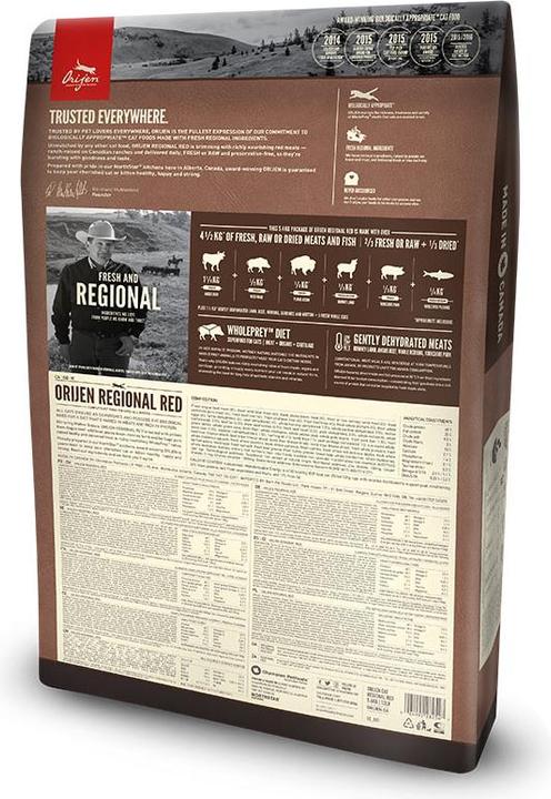 Produktbild Orijen Regional Red (Adult, 1 Stk., 5400 g)
