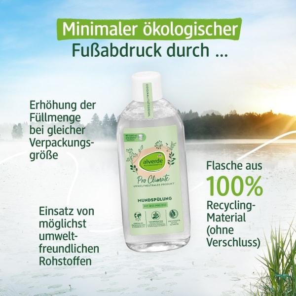 Produktbild dm alverde Pro Climate mit Bio-Melisse (500 ml, Mundwasser, Mundspülung)