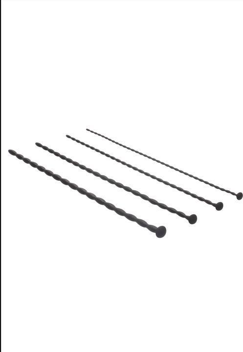 Image du produit Ouch! Set de bouchons à vis en silicone en forme de spirale - Uréthral Sounding pour débutants