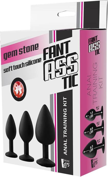 Productafbeelding Dream Toys Fantastische Anale Trainingsset Rode Steen