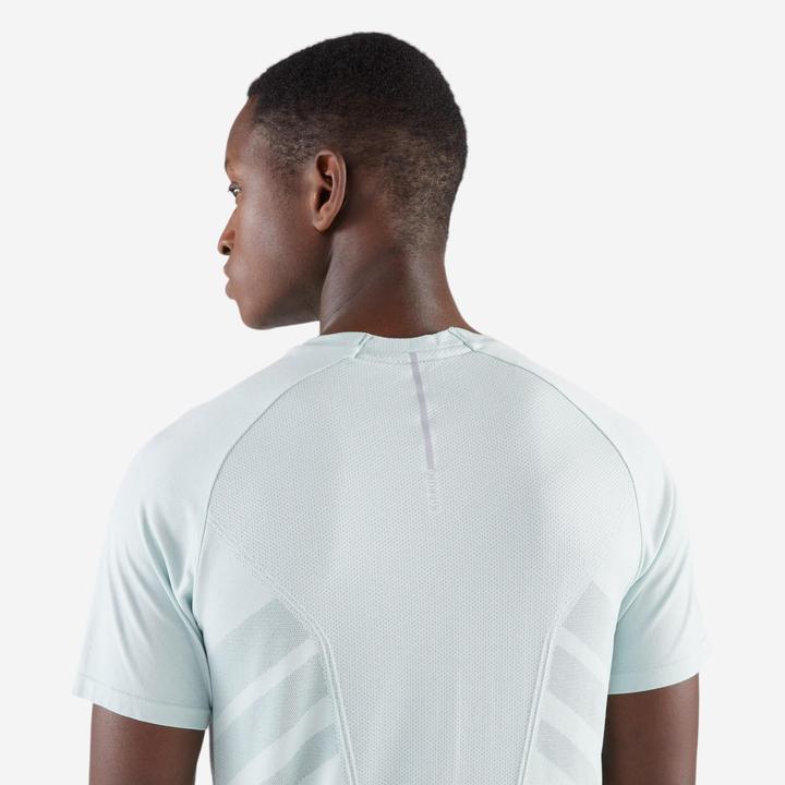 Image du produit Kiprun T-shirt de running sans couture homme - run 500 confort vert (XL)