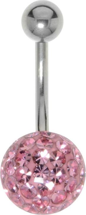 Bijouteria Bauchpiercing (Edelstahl, Kristall, Epoxiharz)