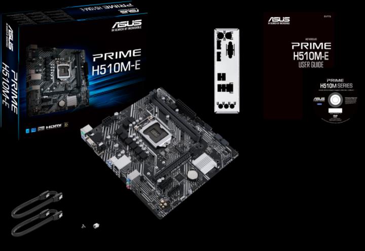 Actual product image ASUS PRIME H510M-E (LGA 1200, Intel H510, mATX)