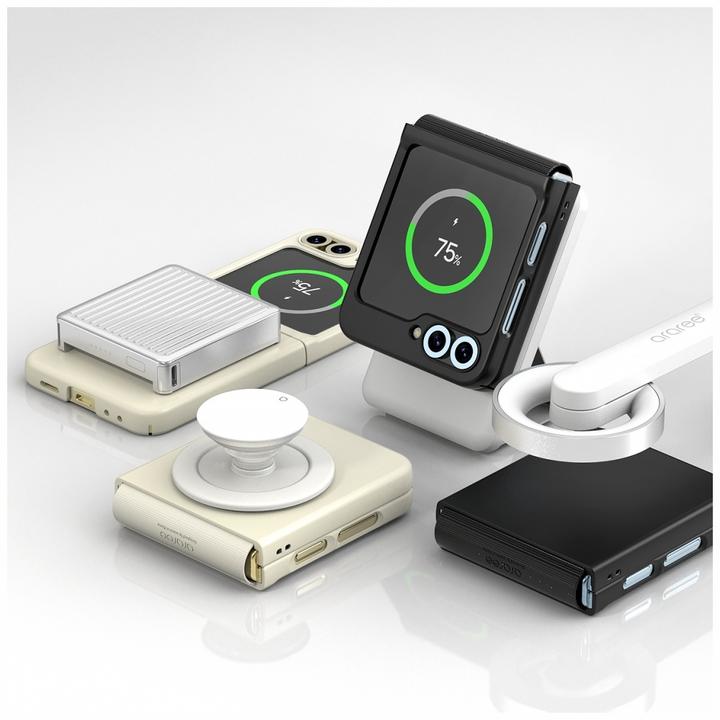 Actual product image Araree Case Aero Flex M MagSafe for Samsung Galaxy Z Flip6 / Z Flip7 FE cream (Samsung Galaxy Z Flip6, Samsung Galaxy Z Flip7 FE)