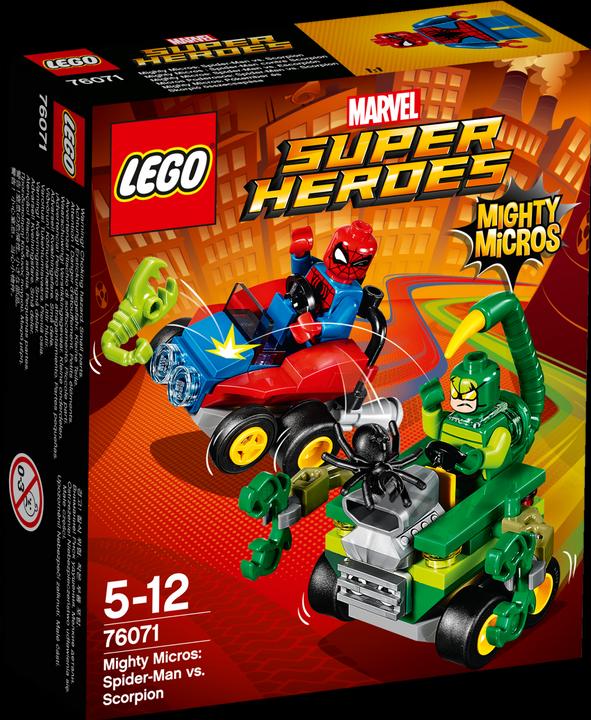 Actual product image LEGO Mighty Micros: Spider-Man vs. Scorpion (76071, LEGO Marvel)