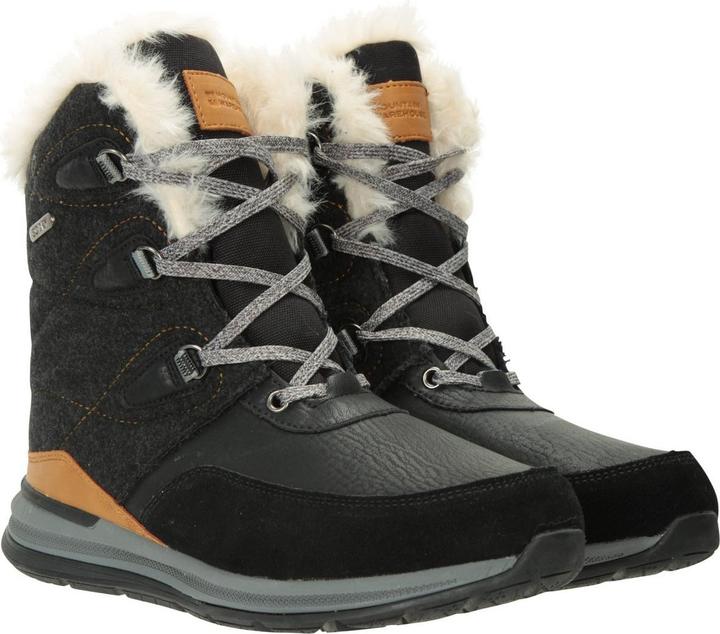 Actual product image Mountain Warehouse Womens/Ladies Ice Crystal Waterproof Snow Boots (41)