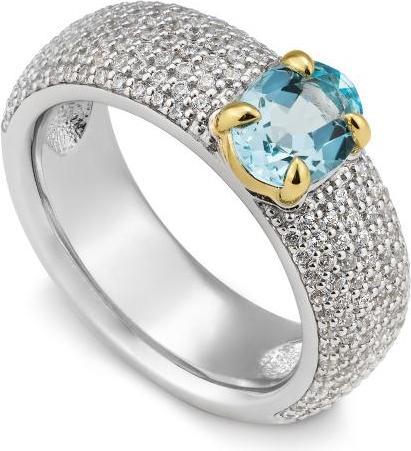 Breuning RING - ED.TOP.HELL/Brill. 1,17 Ct. H/si (50, 585/14 K Gold)