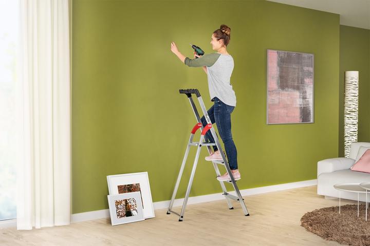 Produktbild Hailo L60 StandardLine, Alu-Sicherheits-Stehleiter, 8 Stufen (Gerüst, 233 cm)