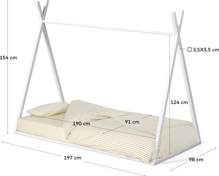 Image du produit Kave Home Maralis (90 x 190 cm)