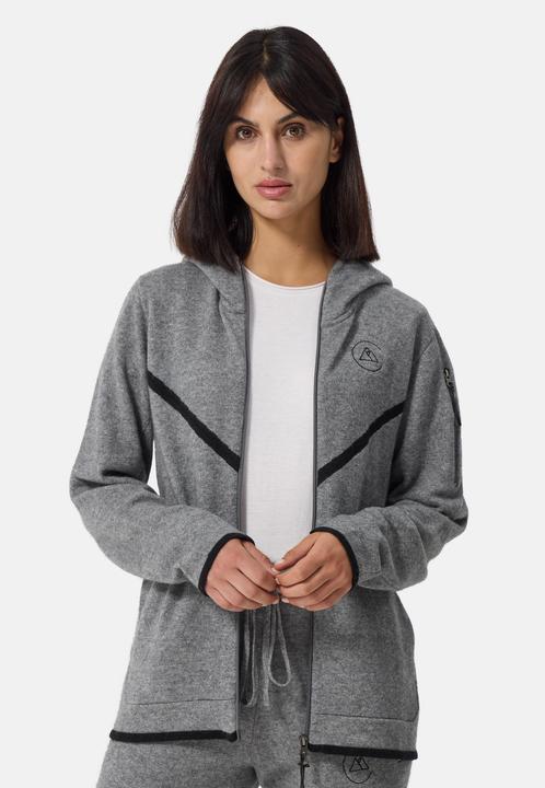Cash-Mere Unisex Wolle Kaschmir Trainerjacke
