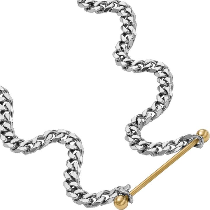 Image du produit Diesel Collier en acier (Acier inoxydable, 40 - 45 cm)