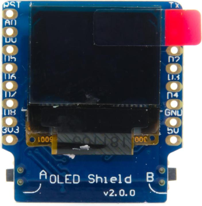 Produktbild Purecrea Wemos OLED Shield V2.0.0 Blau I2c 64×48 0.66’’
