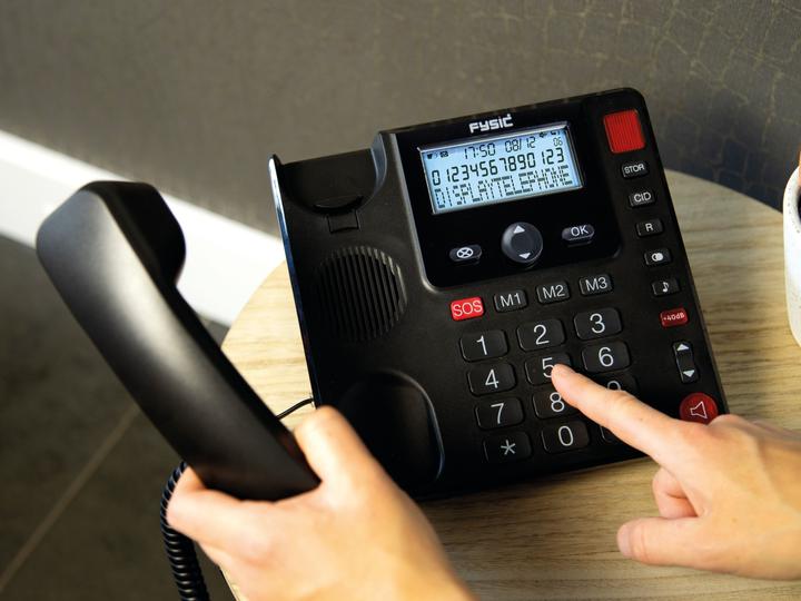 Actual product image Fysic FX-3940 Senior citizen's telephone with large clear display - Extra-luid gespreks- en belvolume