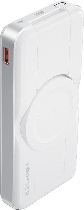 Image du produit Forever banque d'énergie sans fil MATB-300 10000 mAh 3in1 blanc (10000 mAh, 15 W)