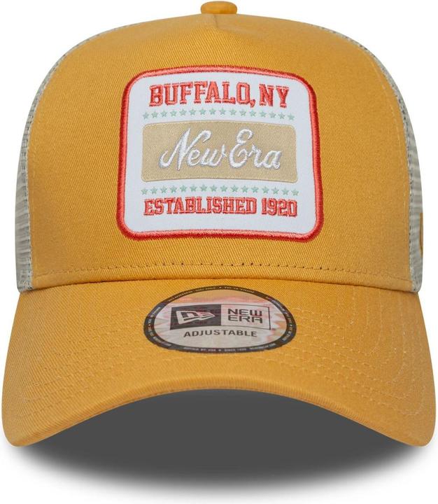 Produktbild New Era A-Frame Trucker Cap - Brand Patch Gold (One Size)