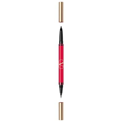 Image du produit Valentino Twin Liner Crayon Gel à double extrémité Eyeliner 02 Noir - 8 Grammes (02 Noir)
