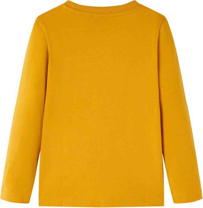 Immagine prodotto VidaXL Camicia da bambino a maniche lunghe color ocra 140,Materiale: 100 (140)