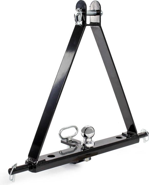 Actual product image Wiltec Tractor rail 610mm three-point hitch drawbar ball head anti-twist
