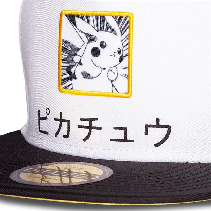 Actual product image Difuzed Cap: Pokémon - Pikachu Japanese Logo Snapback (One size)