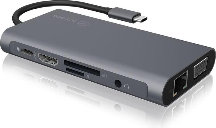Image du produit Icy Box IB-DK4040-CPD - Mini-dock PD USB de type C (USB-C, 10 Ports)