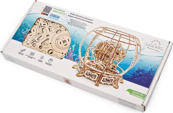 Actual product image Ugears 70155 - Aquarium Wood Model Kit