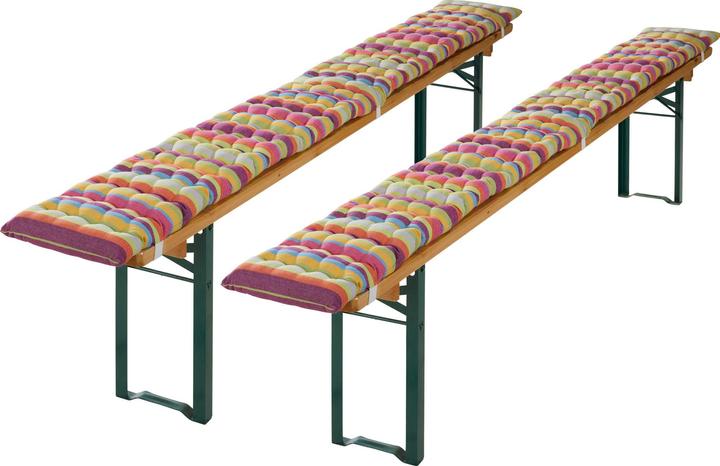 Produktbild Redbest Auflagen und Tischdecke "Streifen" 3-tlg. (110 x 260 cm)