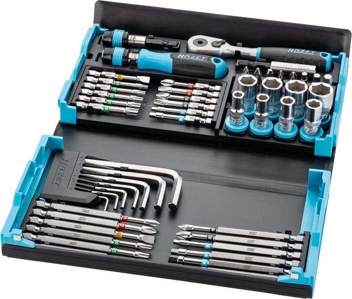 Produktbild HAZET SmartCase Bit Satz 2200SC-32 ∙ Sechskant6,3 (1/4 Zoll), Vierkant6,3 mm (1/4 Zoll) ∙ Schlitz P… (Sechskant (hexagonal) M3, Sechskant (hexagonal) M5, Kreuz Phillips PH M2, Innensechsrund TX M20, Innensechsrund TX M25, Sechskant (hexagonal) M4, Kreuz Phillips PH M1, Innensechsrund TX M15, Innensechsrund TX M30, Kreuz Phillips PH M3, Kreuz Pozidriv PZ M2, Innensechsrund TX M10)