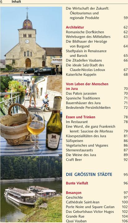 Produktbild Reiseführer Französischer Jura (Deutsch, Sabine Herre, 2025)