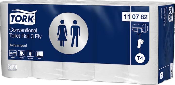 Produktbild Tork Toilettenpapier, Standard-Haushaltsrolle (30 x)