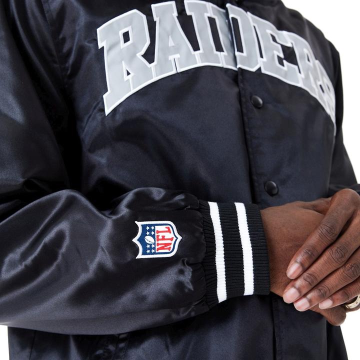Actual product image New Era Varsity Satine Bomber Veste Las Vegas Raiders (S)