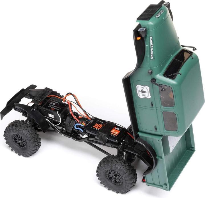 Actual product image Axial Scale Crawler SCX24 Dodge Power Wagon Green, 1:24, RTR (RTR Ready-to-Run)