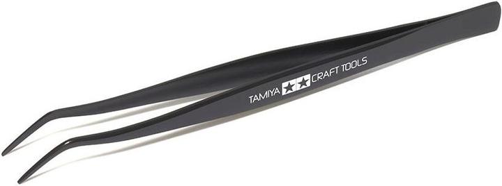 Tamiya Tweezers bent - pointed
