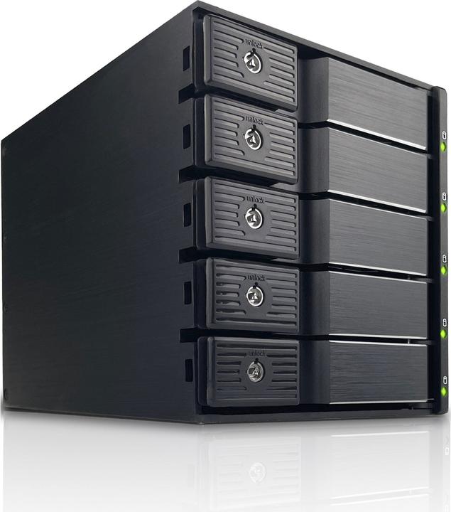 Actual product image Fantec BP-SA3151-12G/6G SAS 12G + SATA 6G backplane for 5x 8.89cm 3.5 inch HDD in a 3x 13.335 cm (3.5")