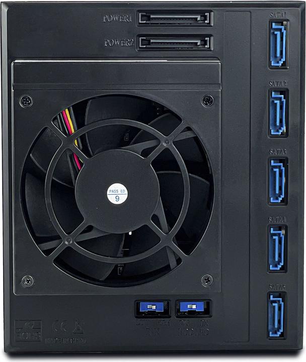 Actual product image Fantec BP-SA3151-12G/6G SAS 12G + SATA 6G backplane for 5x 8.89cm 3.5 inch HDD in a 3x 13.335 cm (3.5")