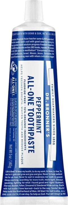 Valeurs nutritives et ingrédients Dr. Bronner's Cannelle