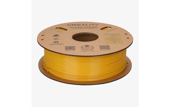 Creality Hyper 1.75mm PLA Filament d'Impression 3D 1kg (PLA, 1.75 mm, 1000 g, Or)
