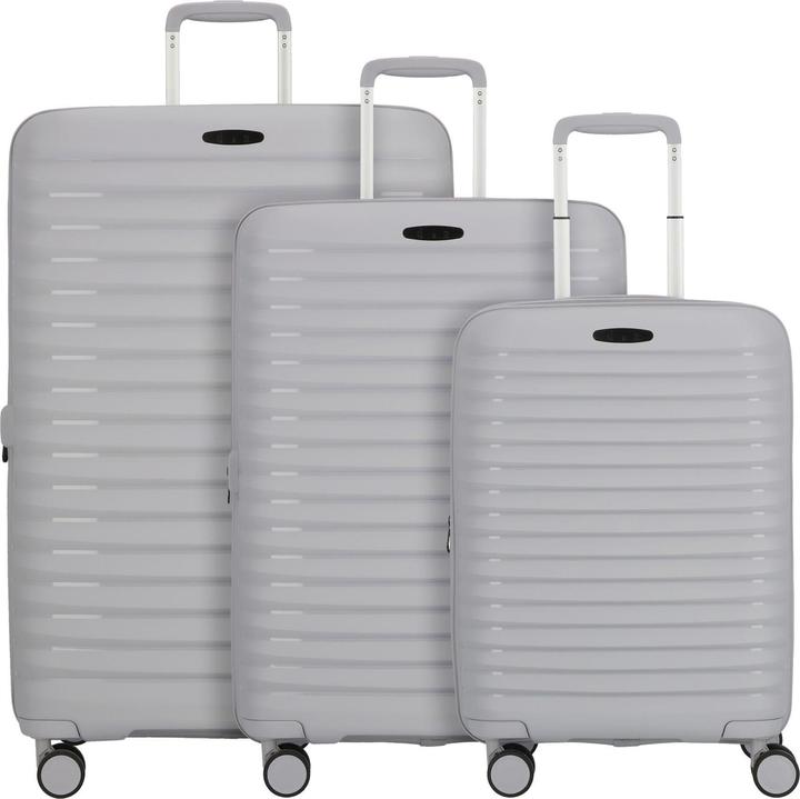 Image du produit D&N Travel Line 4500 Ensemble de valises à 4 roulettes 3 pièces avec soufflet extensible (205 l, XL (à partir de 115l))