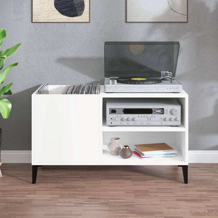 Actual product image VidaXL Plattenschrank Weiss 84,5x38x48 cm Holzwerkstoff