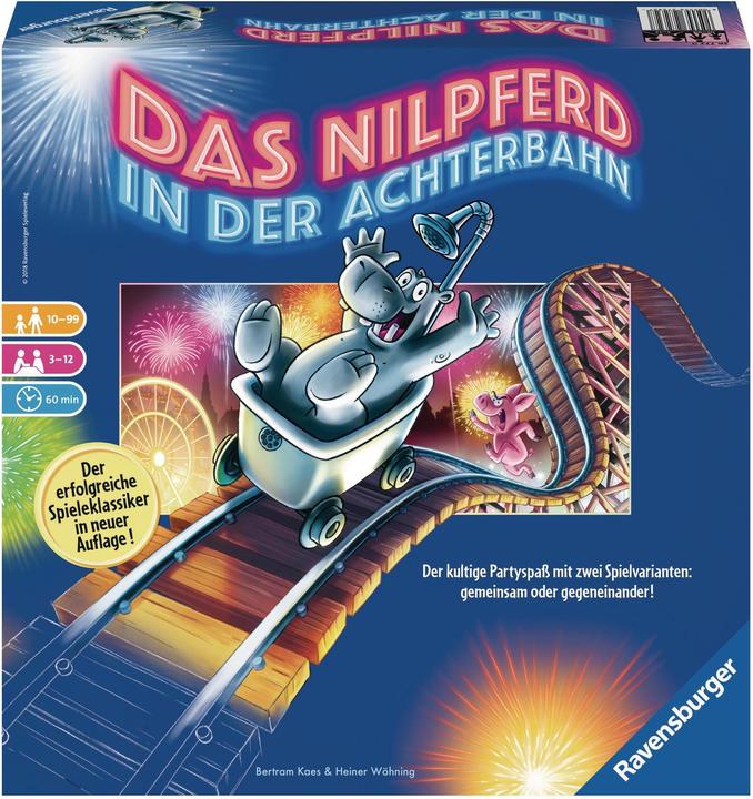 Produktbild Ravensburger Gesellschaftsspiel Das Nilpferd in der Achterbahn (Deutsch)
