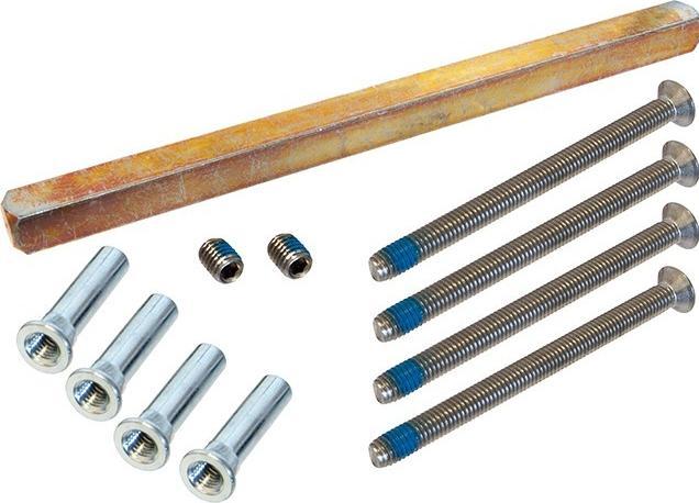 Actual product image FSB ASL® G/G fixing set (rosette) 59-78 mm M5 x 65 square 8 x 135 mm (Door handle)