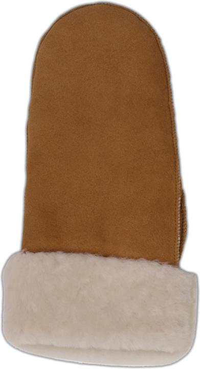 Actual product image Cash-Mere Lederfäustlinge mit Lammfell und Manchette (L)
