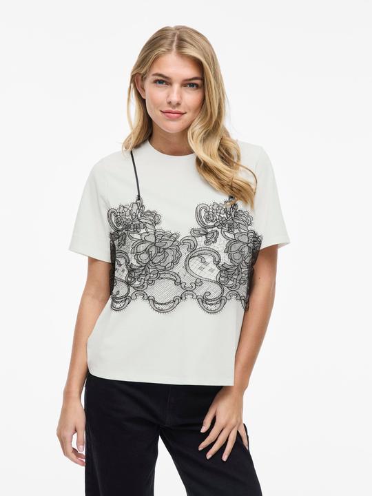 Actual product image Vila VIRADA Spitzenverziertes T-Shirt (XS)