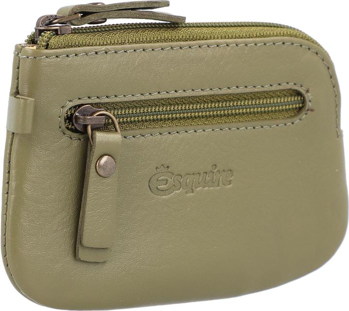 Actual product image Esquire Peru leather key pouch 11 cm