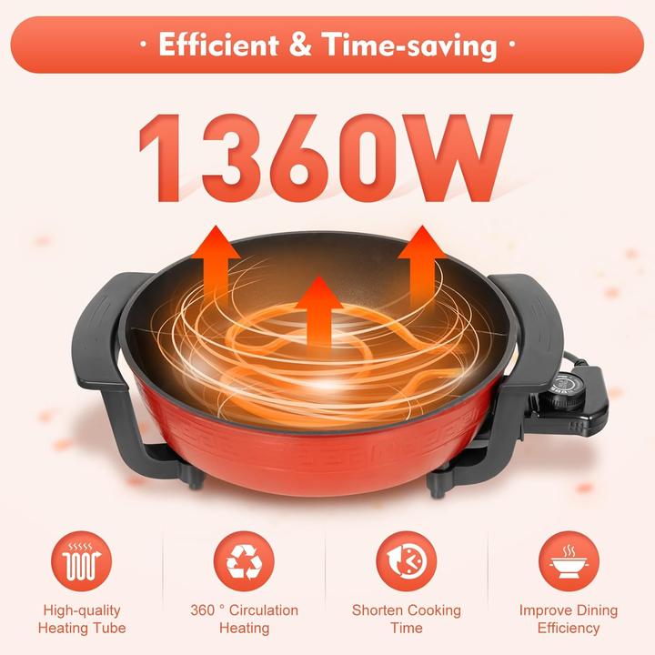 Actual product image Shzicmy Electric hot pot