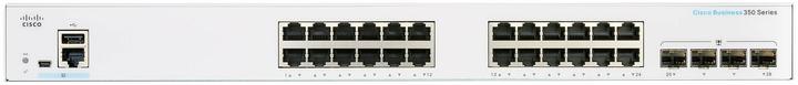 Image du produit Cisco Switch CBS350-24T-4G-EU 28 Port (24 Ports)